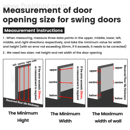 Aluminum Single Panel Casement Door
